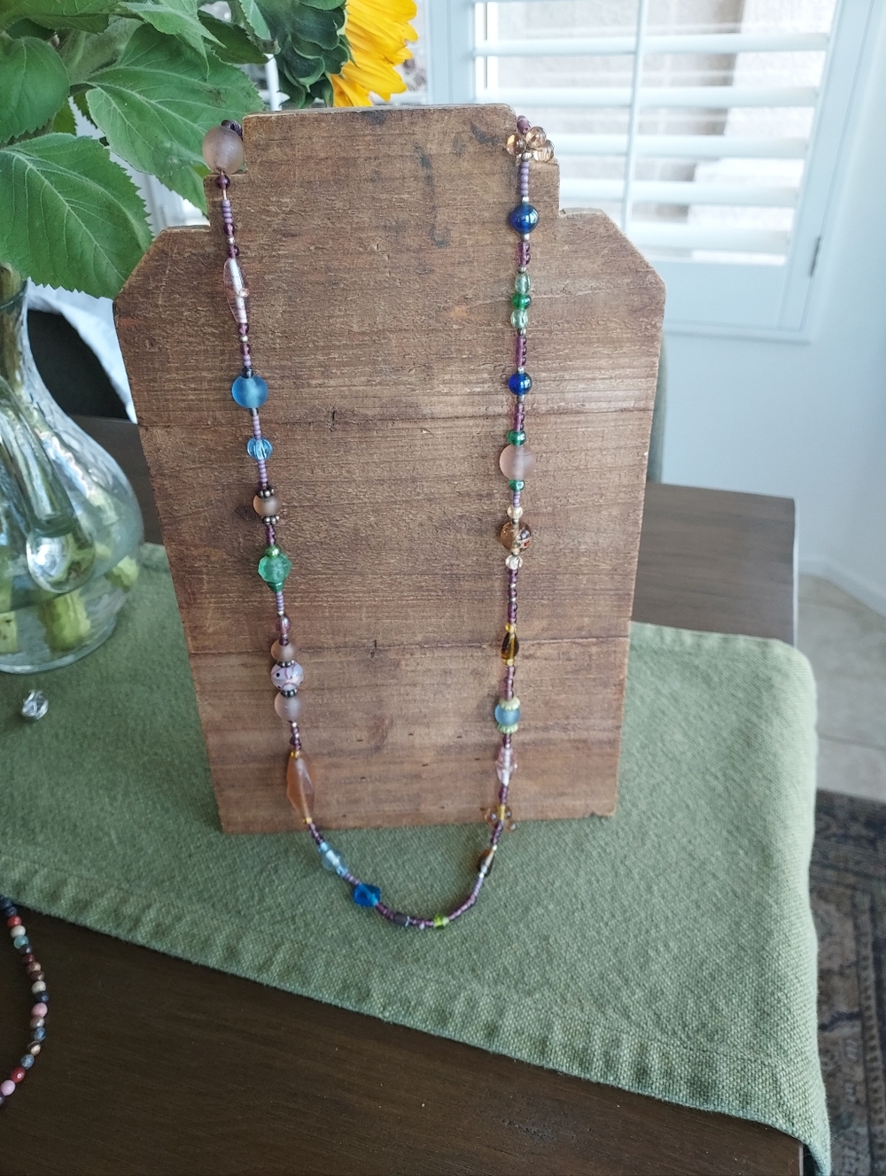 Multicolor Beaded Long Necklace - Women Jewelry